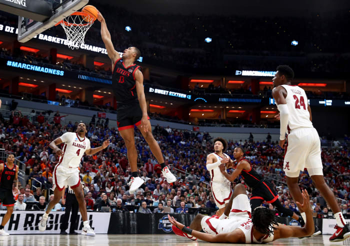 San Diego State matched Alabama’s physical play to reach the Elite Eight.